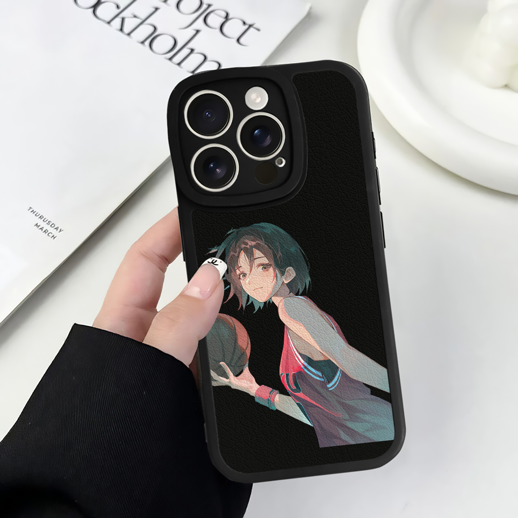 （画像用） SLAM DUNK／スラムダンク 【iPhone 16シリーズ対応】シリコンスマホケース（レザー調） 材質：シリコン
